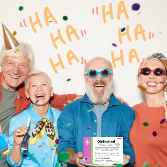 Novelty Prank Medicine Box OldBitchinol Funny Prescription Gag Gift Exchange - Picture 7 of 10